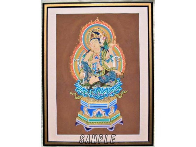 楽天市場】【仏画原画】Kimiko Kondo 如意輪観音菩薩像 にょいりんかん