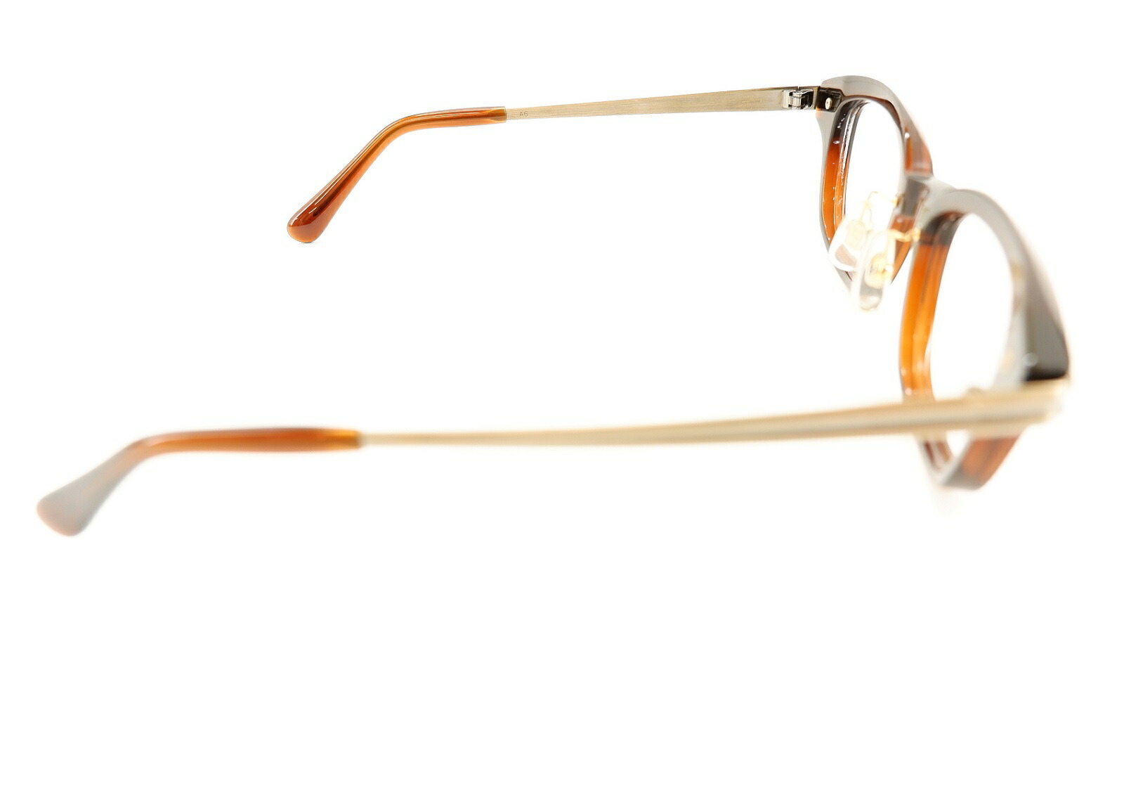 楽天市場】白山眼鏡店 ARMS-CUT 眼鏡 メガネ ブラウン ※フレームのみ