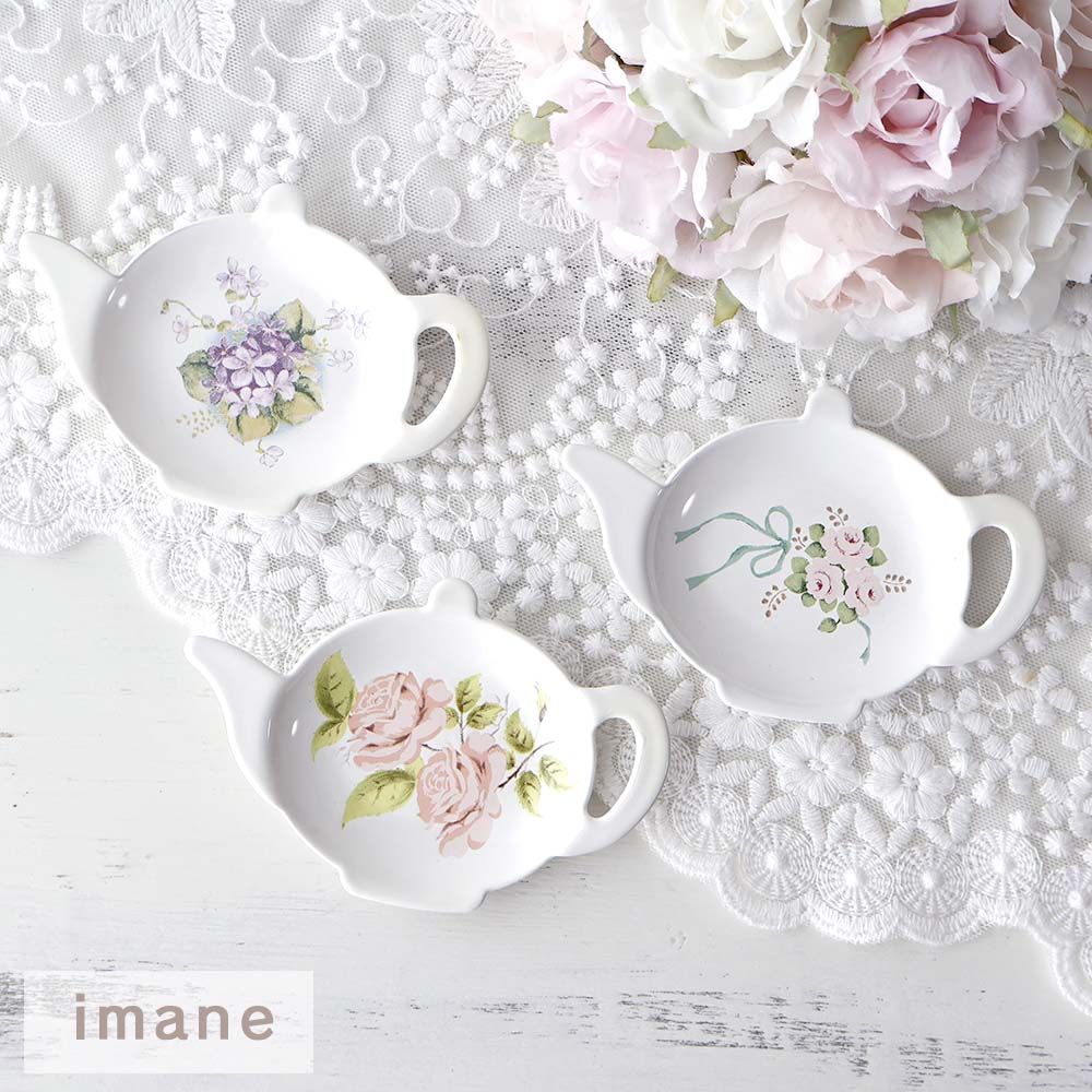 楽天市場】ティーバッグトレー イマン 薔薇 ホーロー 琺瑯 日本製