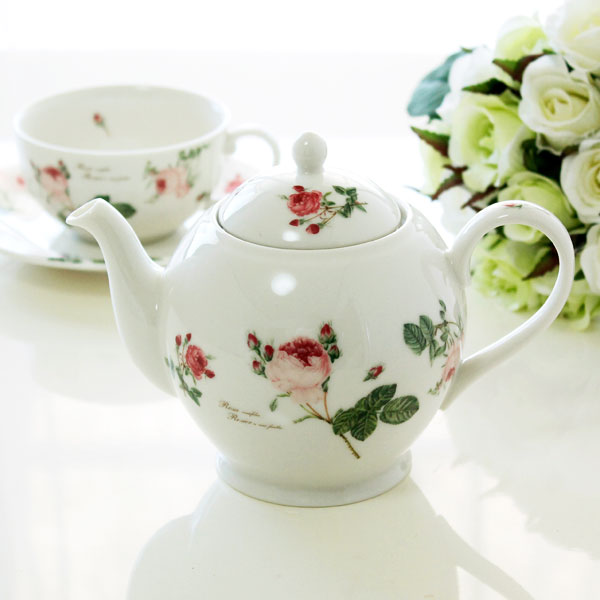 楽天市場】ギフト ティーポット ルドゥーテローズ 日本製 薔薇