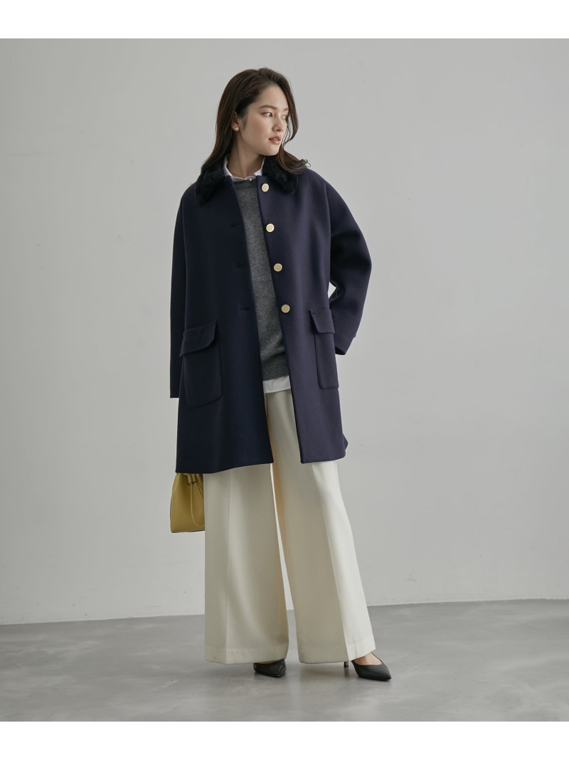 楽天市場】【SALE／50%OFF】【2way】ノーカラー/エコファー付け襟