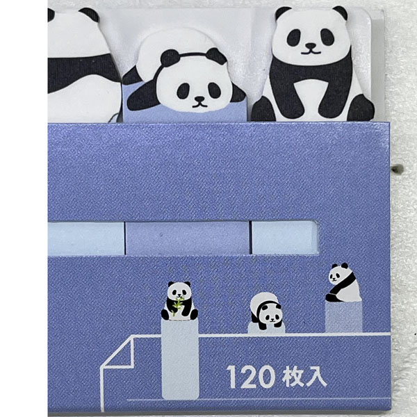 楽天市場】MINDWAVEスティックマーカーぱんだのふせん 青 (57903) 付箋