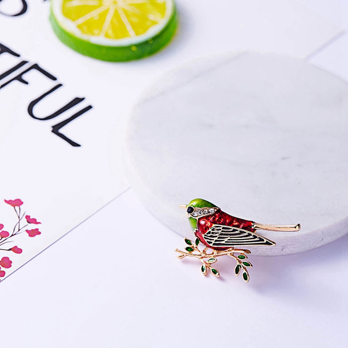 楽天市場】【送料無料】 ブローチ 鳥 野鳥 ピンズ ブローチピン