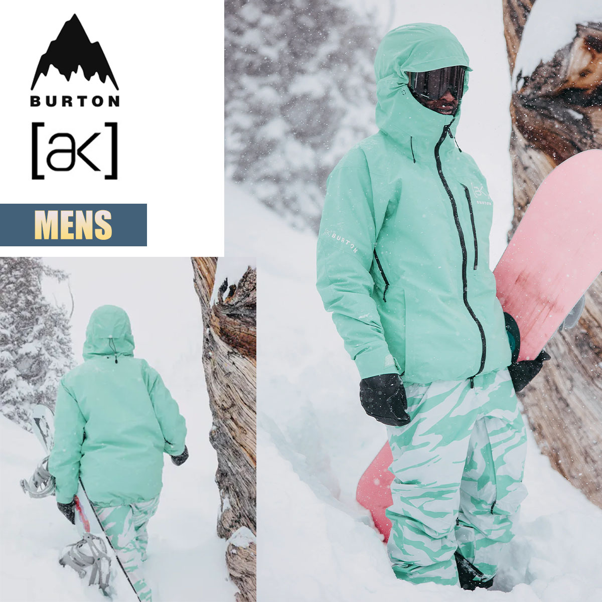 BURTON スノーボードウェア 上下セット 140 BURTON スキーウエア上下