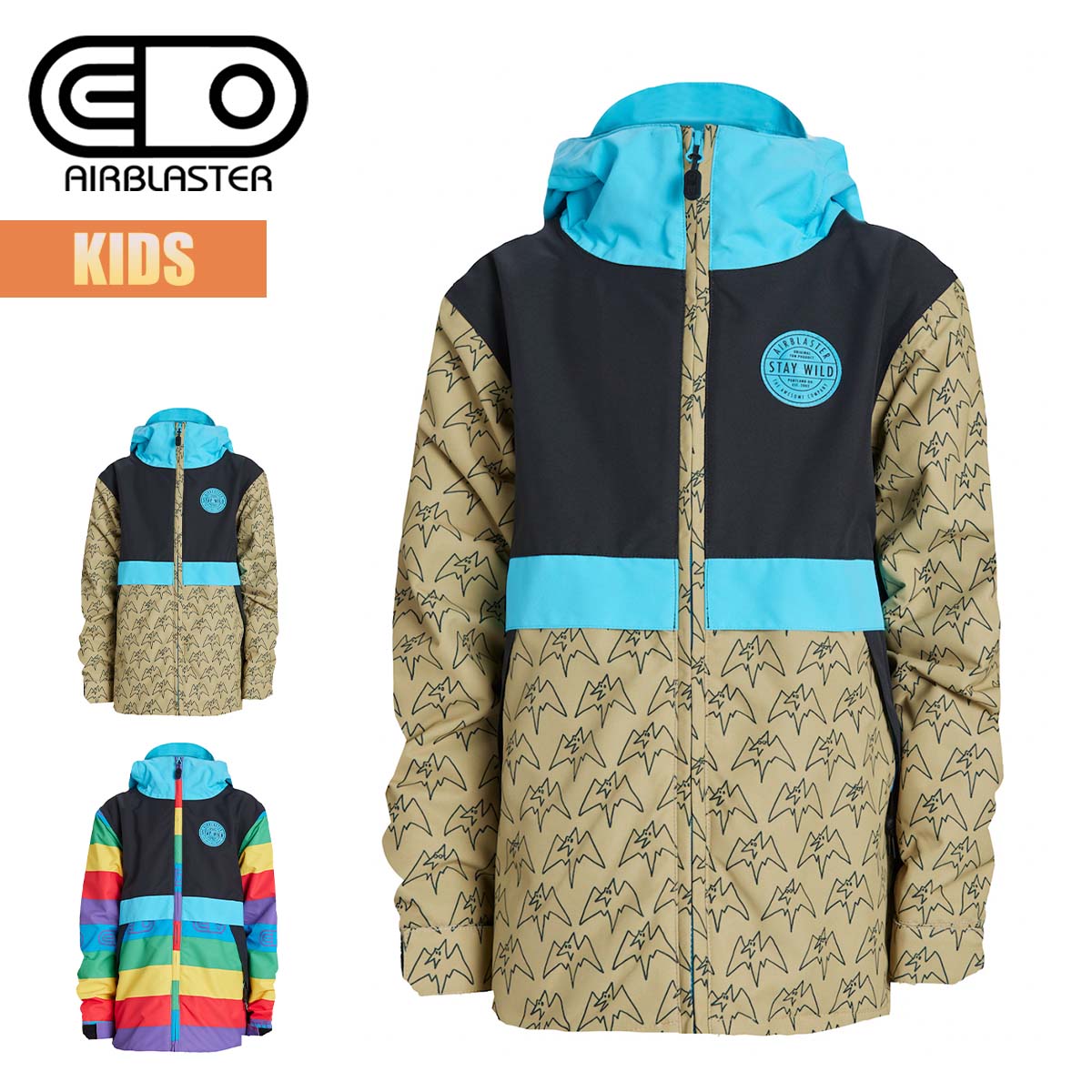 楽天市場】エアブラスター スノーボードウェア キッズ ジャケット AIR