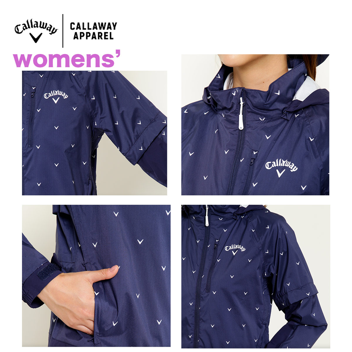 楽天市場】キャロウェイ レインウェア レディース Callaway 4WAY