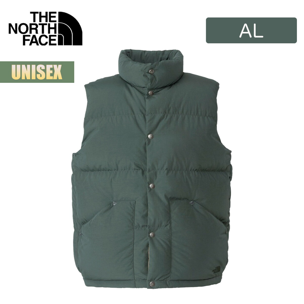 楽天市場】ノースフェイス ベスト（カラーカーキグリーン）の通販