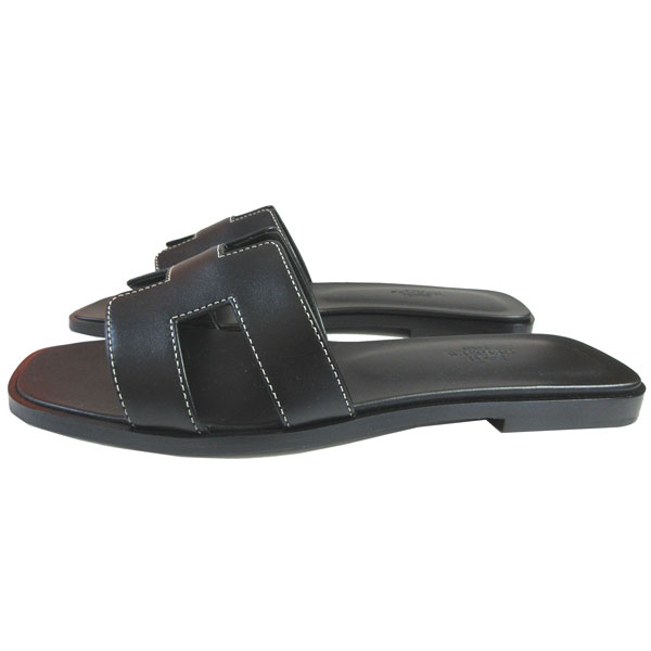 楽天市場】≪ 新品 ≫ エルメス オラン フラット サンダル 38 レザー