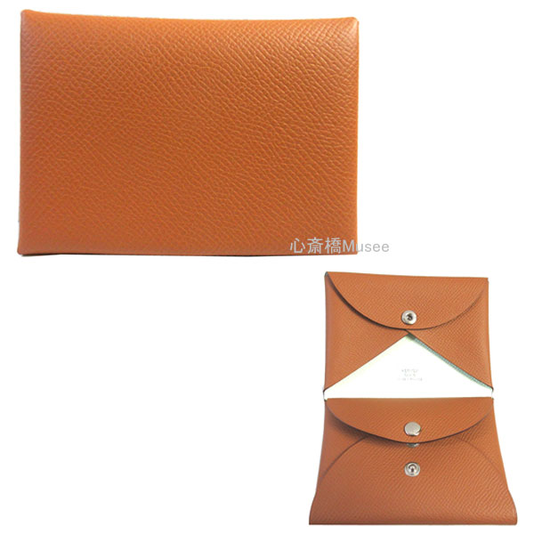 楽天市場】≪Brand new≫ HERMES Calvi Duo verso Compact card holder