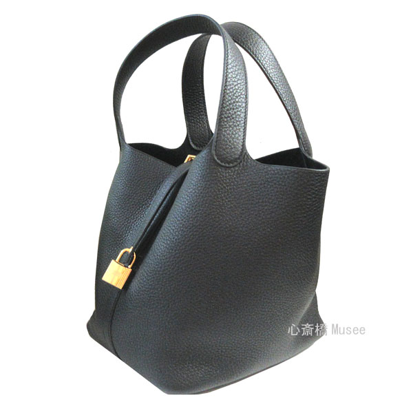 楽天市場】≪Brand new≫ Hermes Picotin Lock 22 MM Bag Black Gold