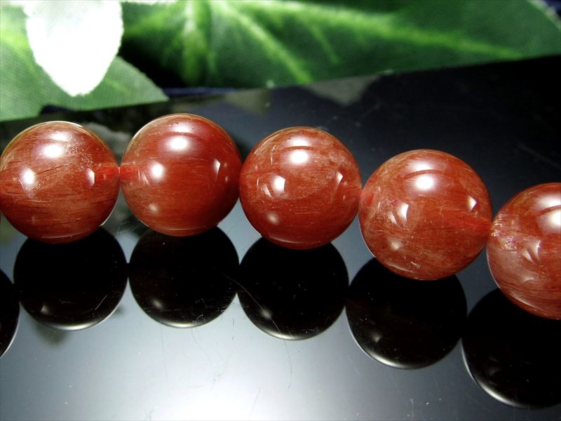 楽天市場】○濃厚 4A【レッドルチルクォーツ ブレスレット】9mm-9.5mm