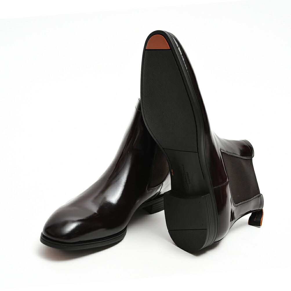 楽天市場】サントーニ Santoni アンティークドレザー チェルシーブーツ