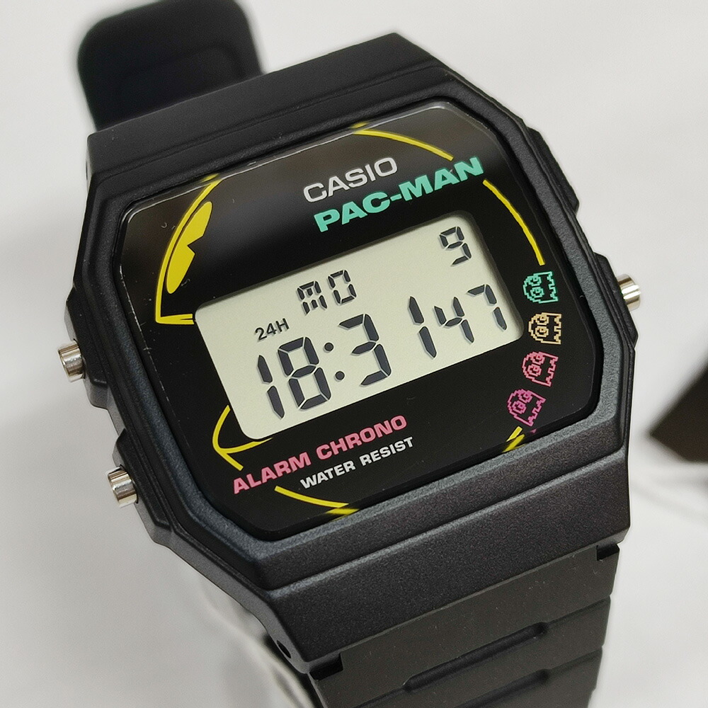 楽天市場】カシオ CASIO CLASSIC x PAC-MAN パックマンデジタル 腕時計