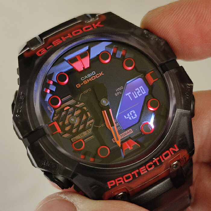 楽天市場】CASIO “ 新型 G-SHOCK” GA-B001G-1AJF ブラックスケルトン