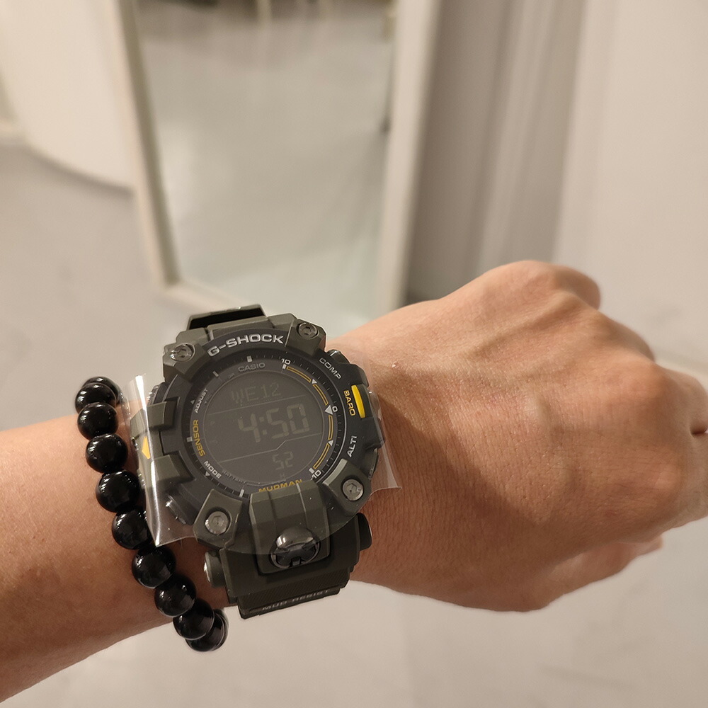 楽天市場】CASIO G-SHOCKMASTER OF G MUDMANGW-9500-3JF OLIVE/YELLOW