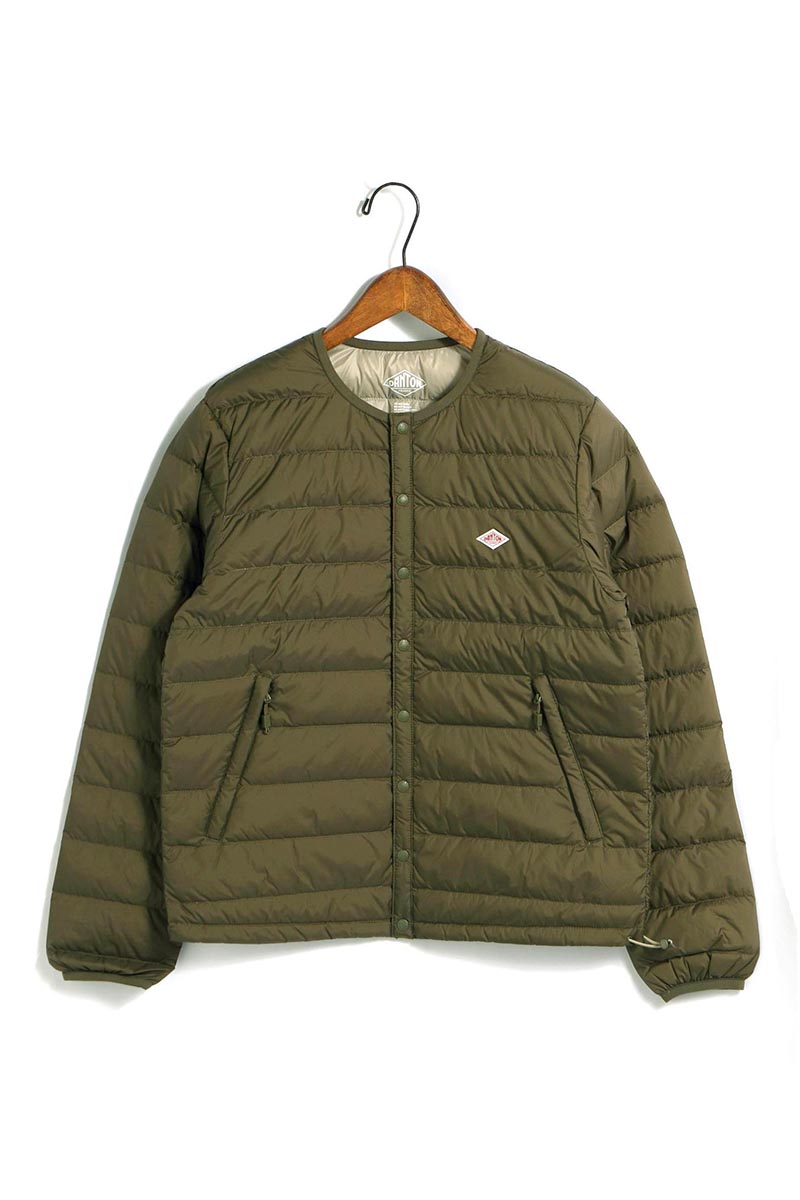 楽天市場】インナーダウン ダントン オリーブの通販