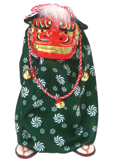 楽天市場】かわいい 踊る獅子舞 ダンシング獅子舞 SS [小] [赤 緑 金