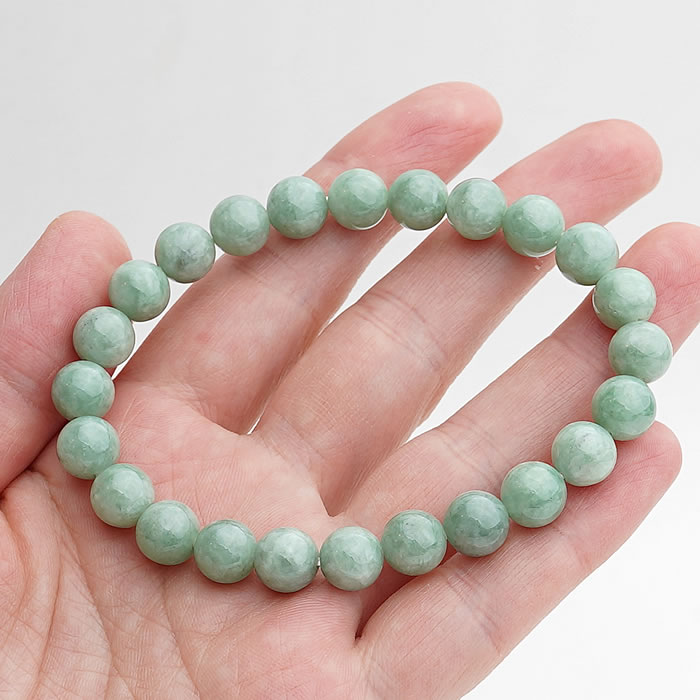 楽天市場】【高品質】天然本翡翠 8mm ミャンマー産 ブレスレット