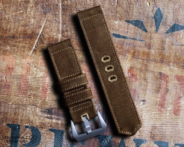 楽天市場】STONEWALL for PANERAI キャンバス ストラップ スイス軍