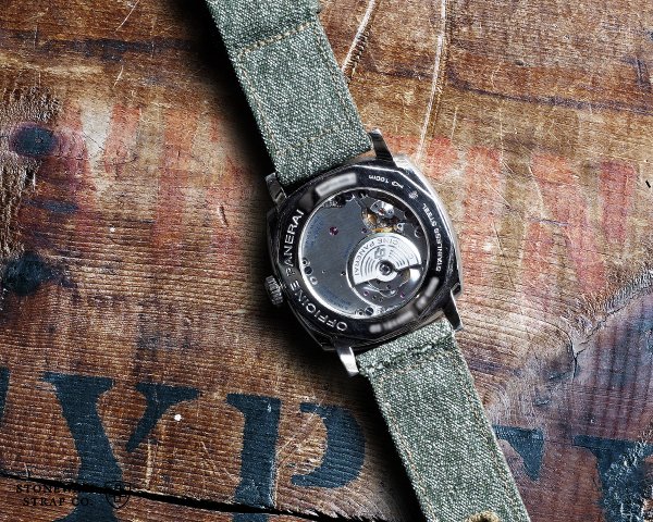 楽天市場】STONEWALL for PANERAI キャンバス ストラップ スイス軍