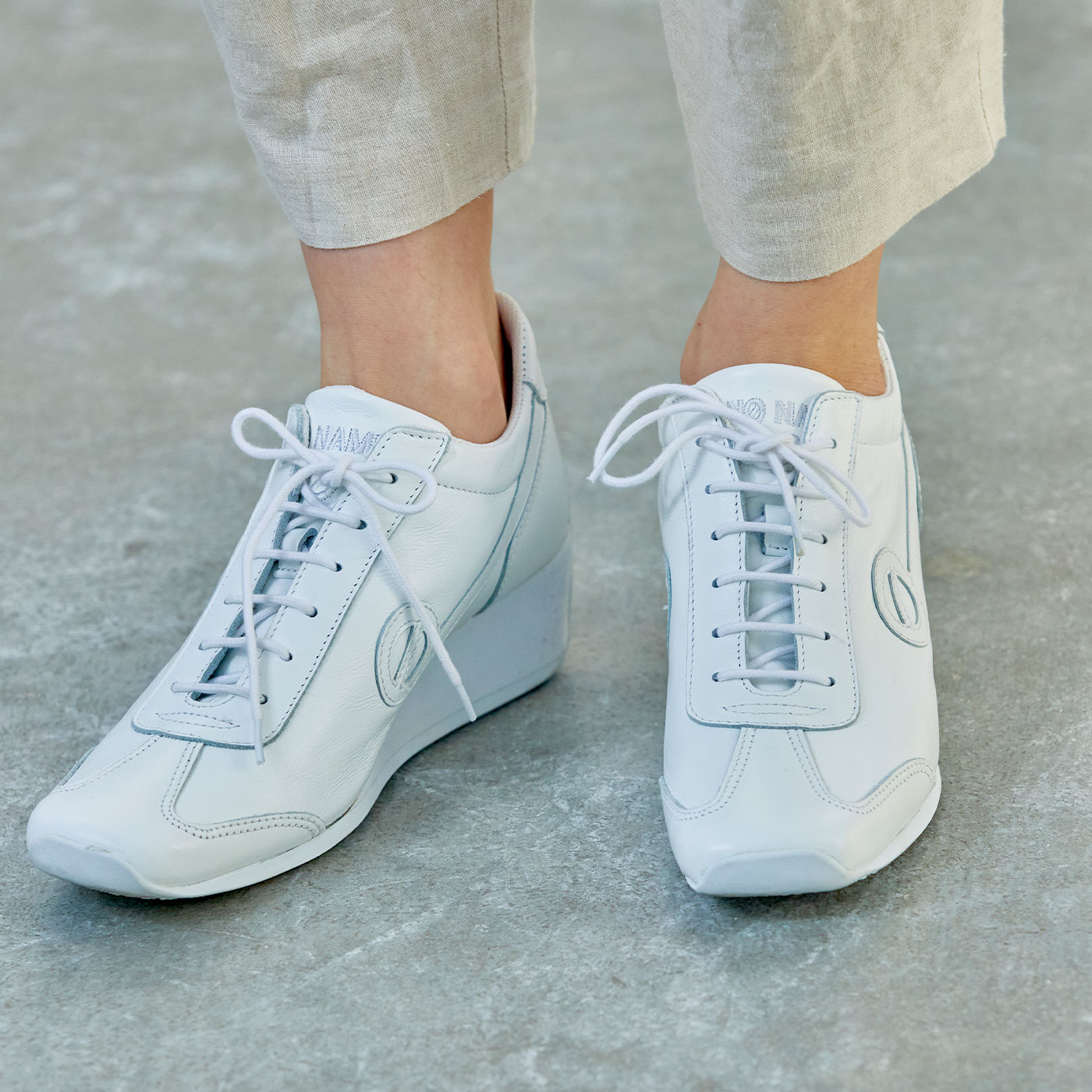 ポチNO NAME ノーネーム スニーカー スリッポン ウェッジソール 楽天