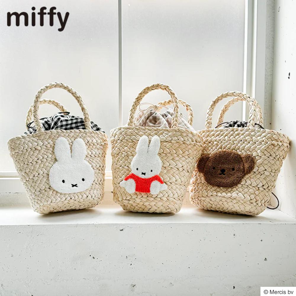 楽天市場】【在庫限り】 ミッフィー サガラ刺繍 ファーリーかごバッグ