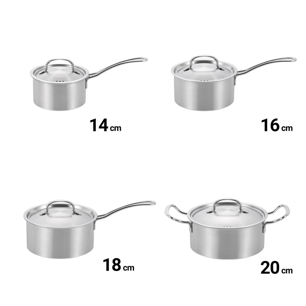 楽天市場】燕三条 オールステンレス 鍋 COOK CHEF 14cm 16cm 18cm 20cm