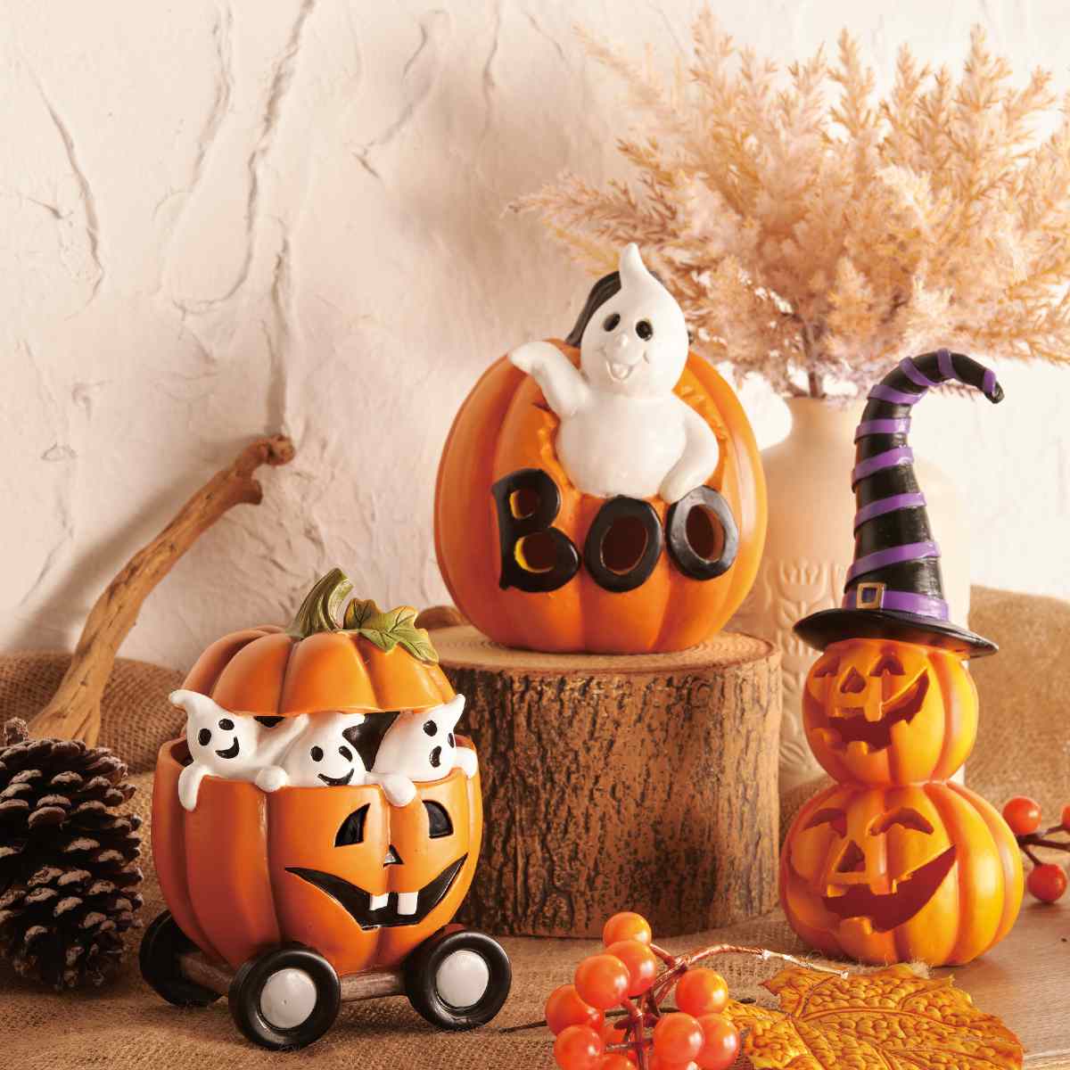 楽天市場】【5%OFFクーポン有り！2月25日限り】パンプキンオブジェ馬車