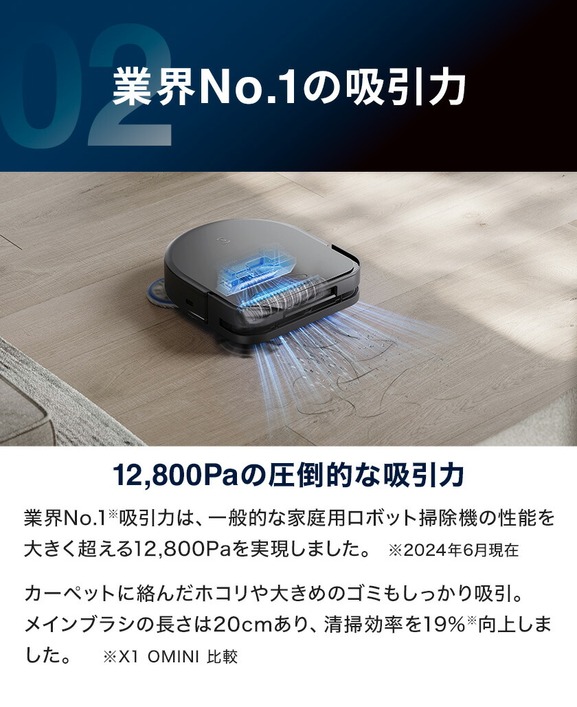 楽天市場】ロボット掃除機 DEEBOT X5 PRO OMNI エコバックス 公式