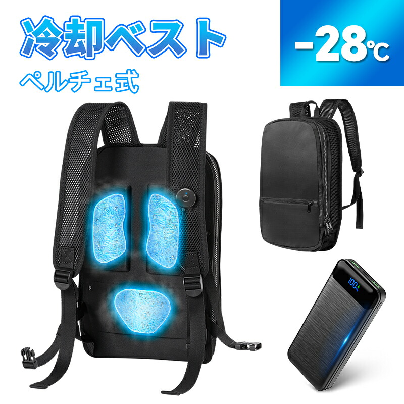 楽天市場】ペルチェベスト 冷却ベスト 冷感ベスト ペルチェ 30000mAh