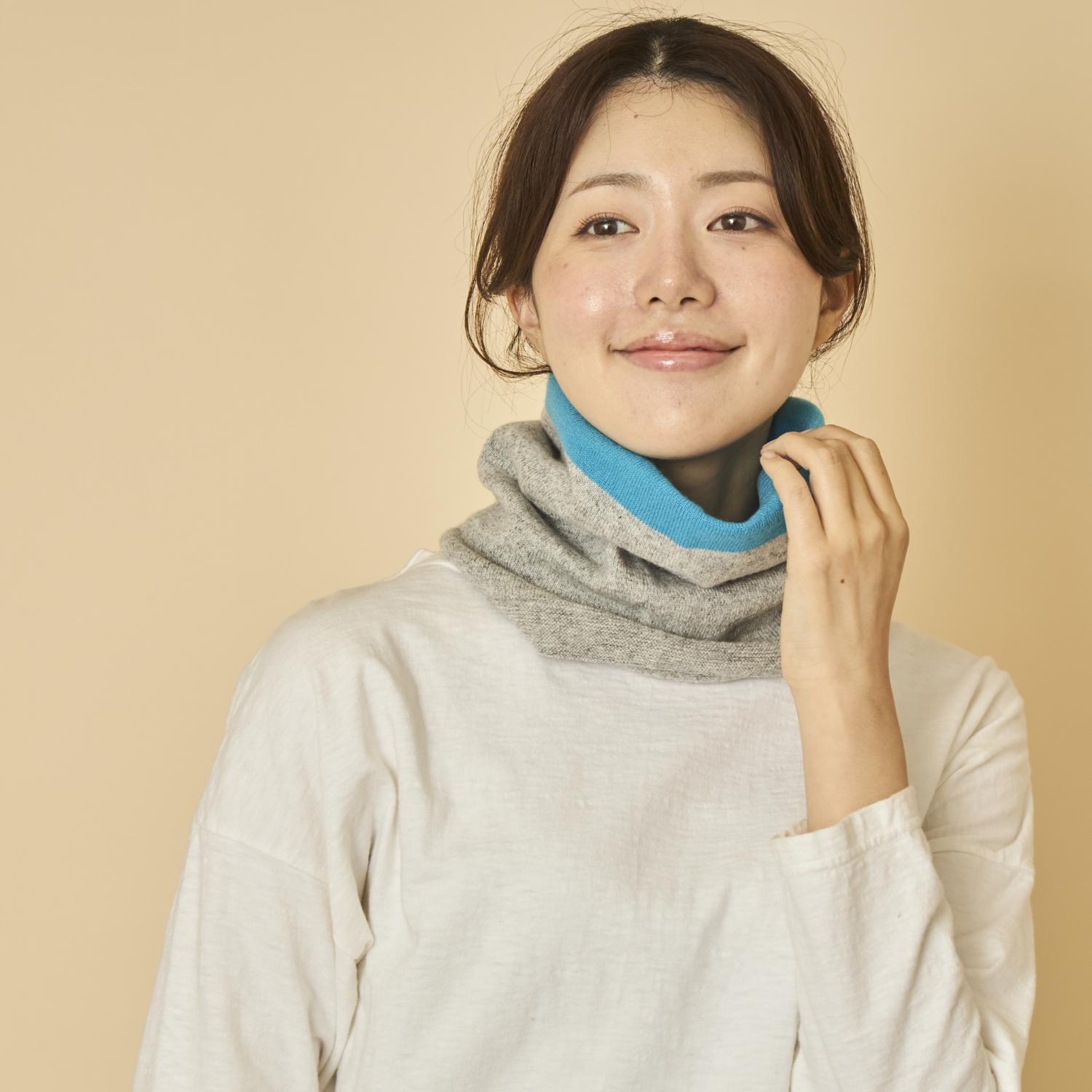 楽天市場】el alto/バイカラーカシミヤネックウォーマー : STYLE STORE