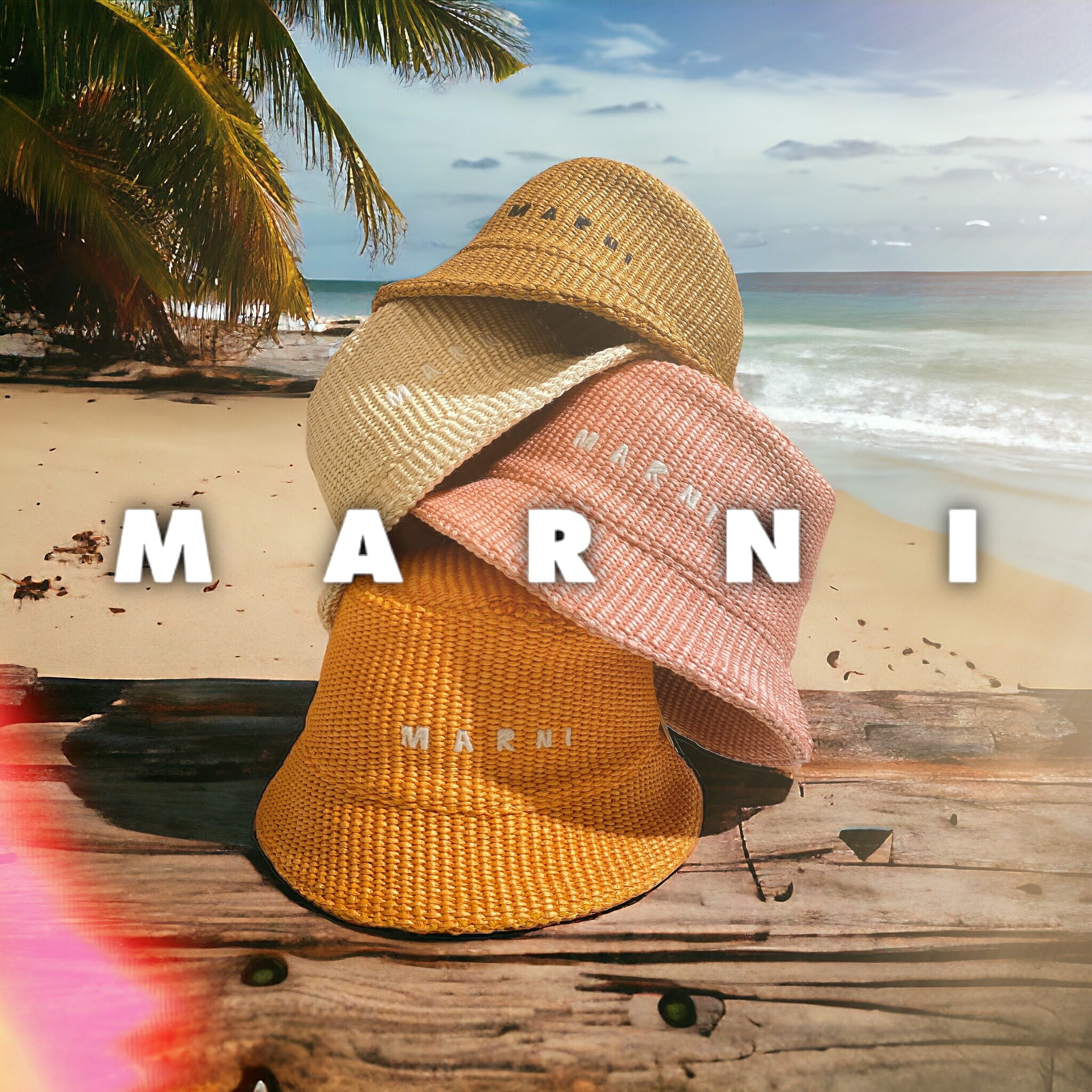 楽天市場】【定価70,400円(税込)】MARNI マルニ ロゴとラフィアの