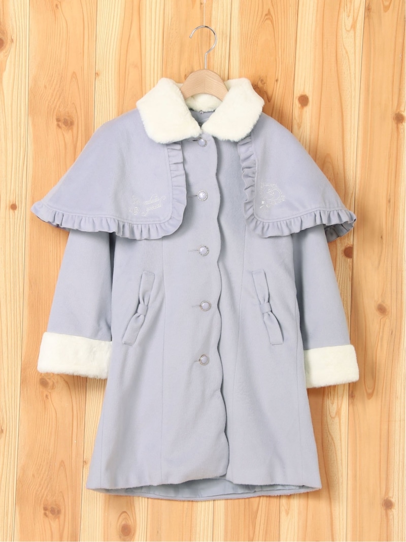 楽天市場】【SALE／50%OFF】axes femme (K)刺繍入りケープ付コート