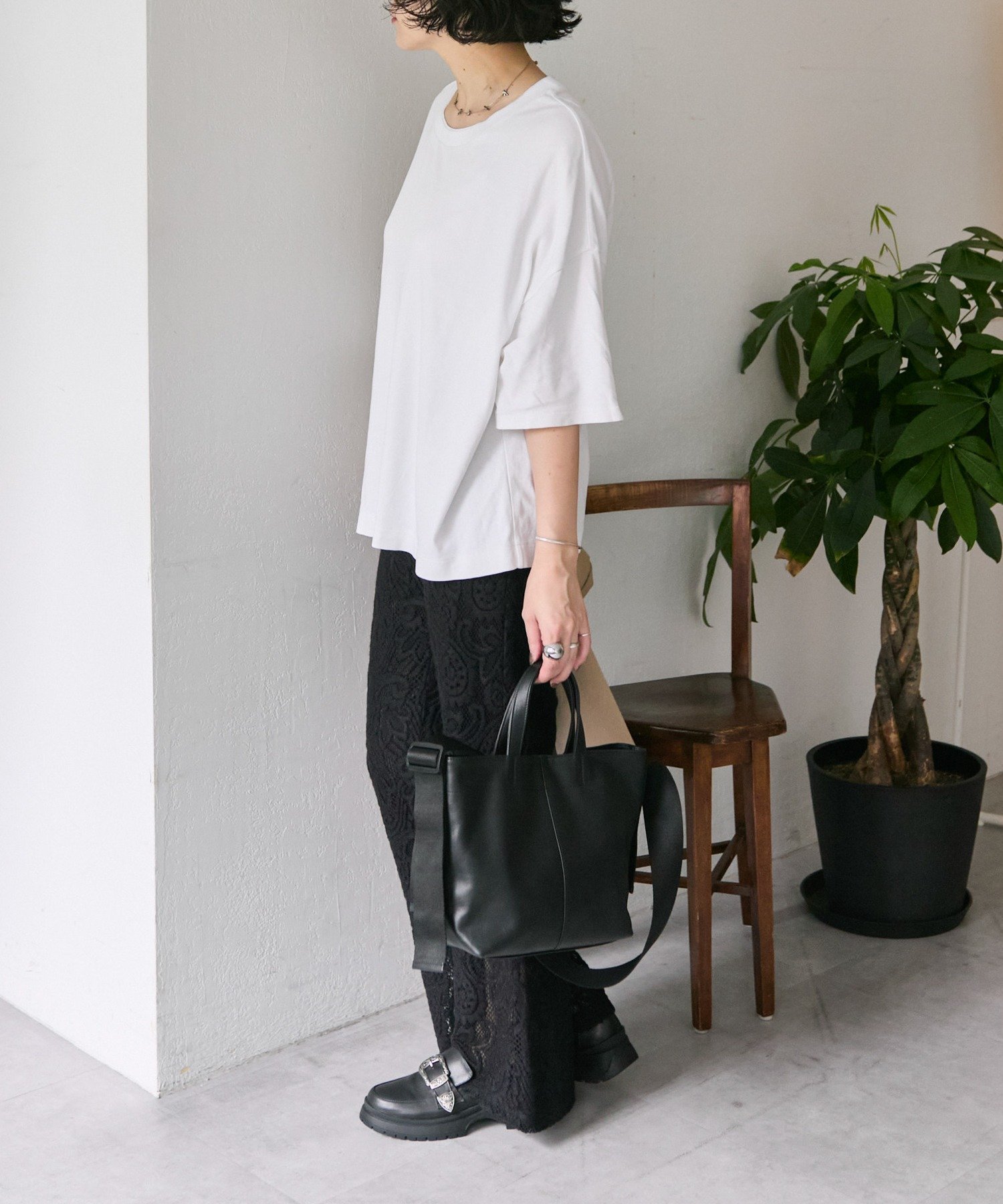 ear PAPILLONNER｜ワイドテープトートバッグM | Rakuten Fashion(楽天