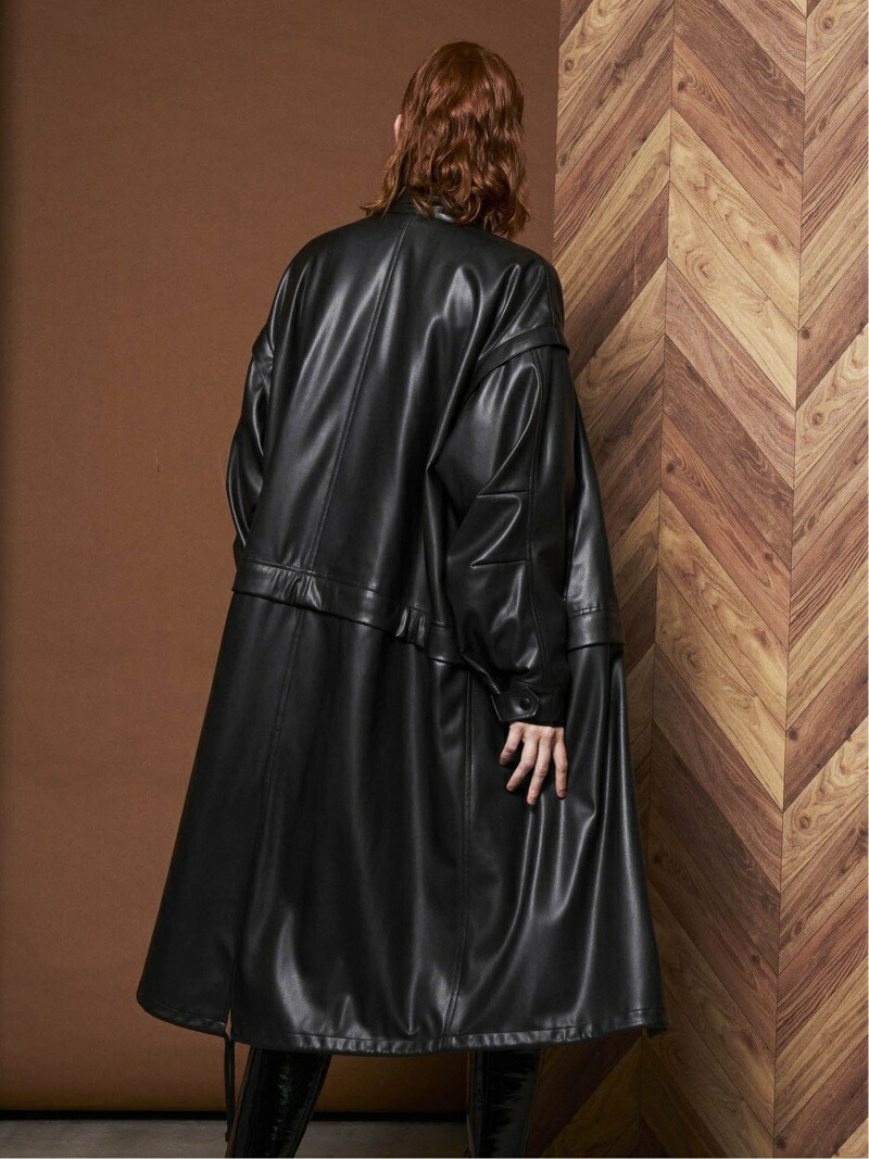 MAISON SPECIAL｜ヴィーガンレザーモッズコート | Rakuten Fashion