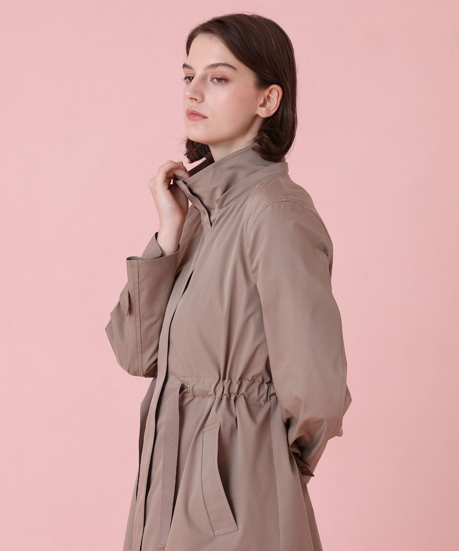 ANAYI｜ブライトツイルライナー付きモッズコート | Rakuten Fashion