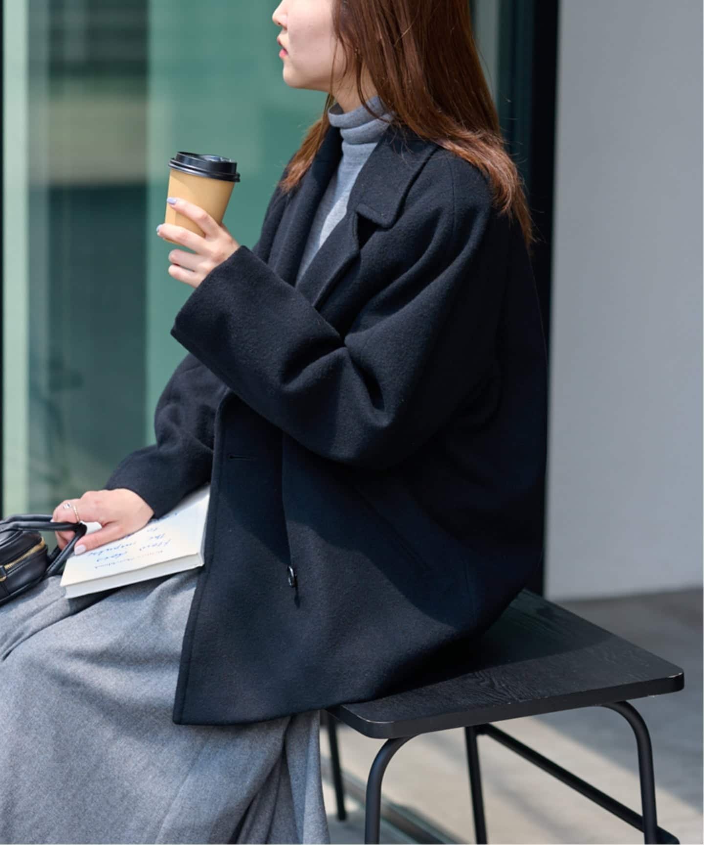 JOURNAL STANDARD relume｜《WEB限定》尾州ウールショートPコート