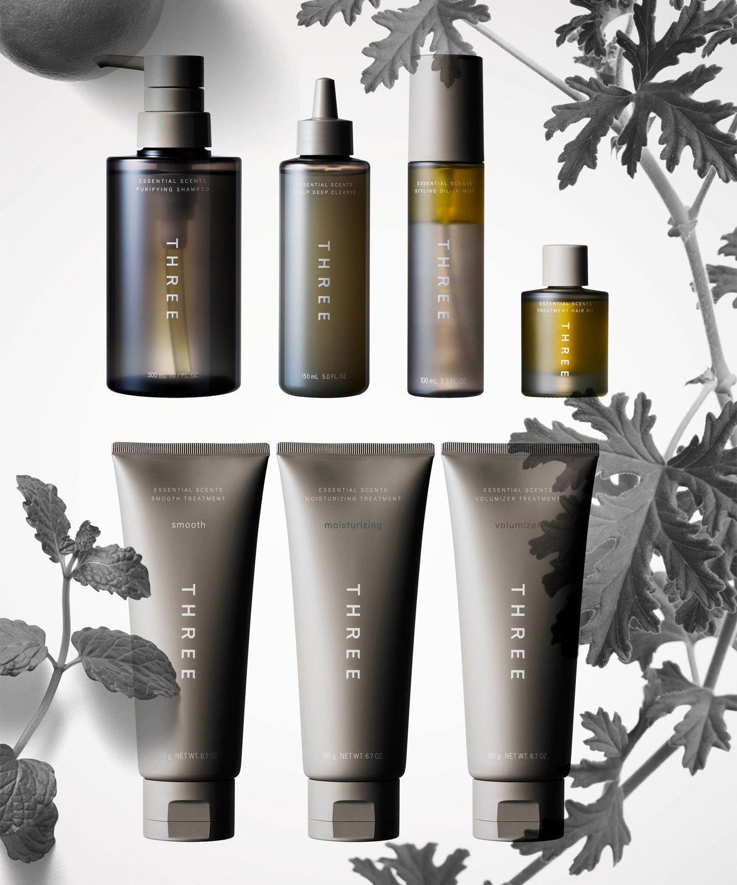 THREE 3点セット シャンプー トリートメント スキャンプクレンズ THREE