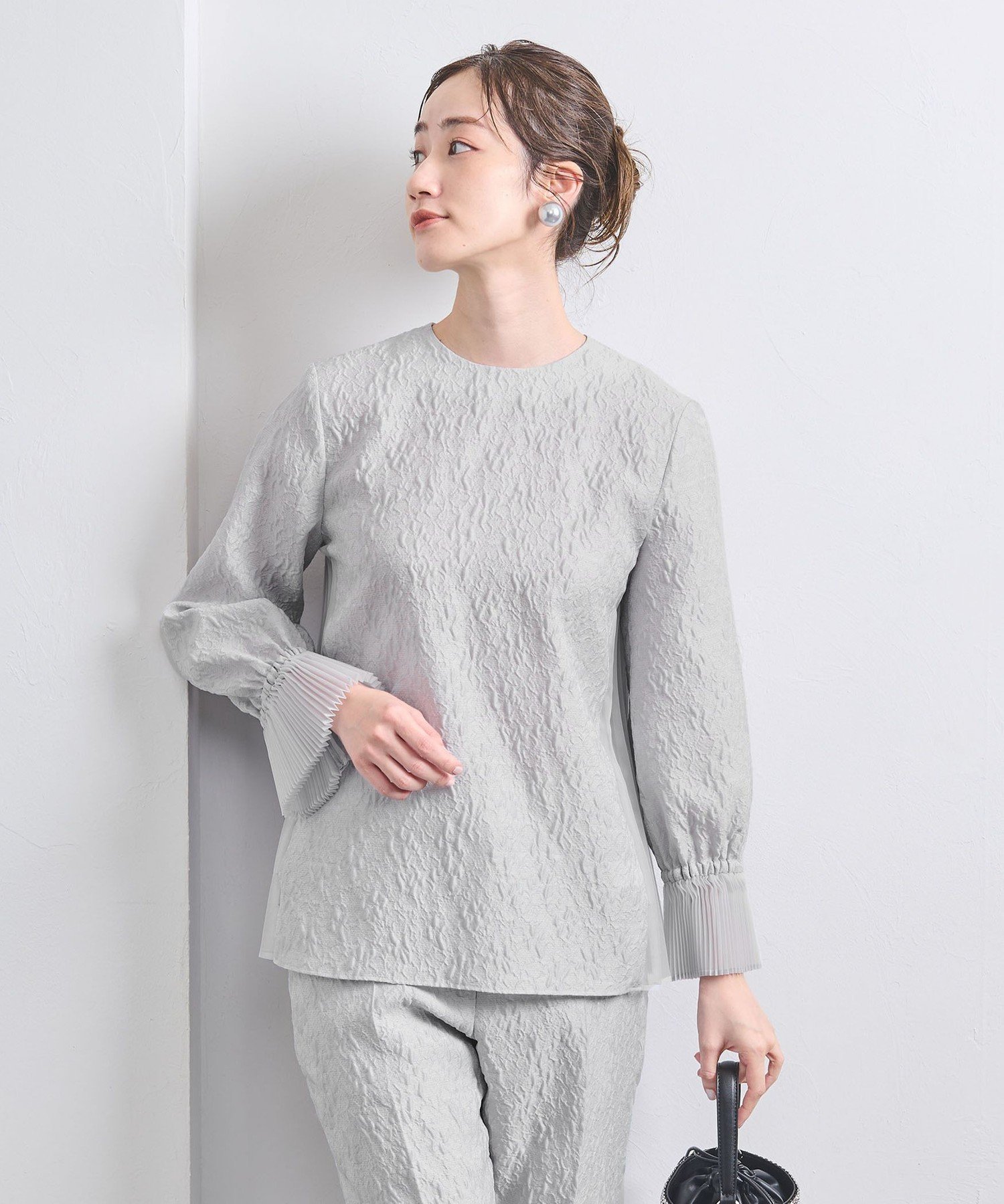 UNITED ARROWS LTD. OUTLET｜ツートーン ジャガード ブラウス