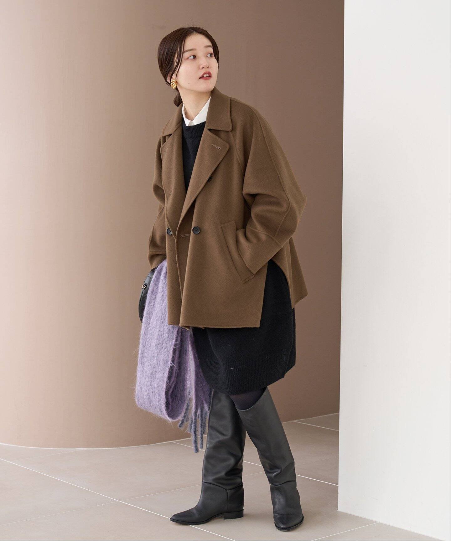 IENA｜《追加2》スーパー160ダブルフェイス ショートコート | Rakuten