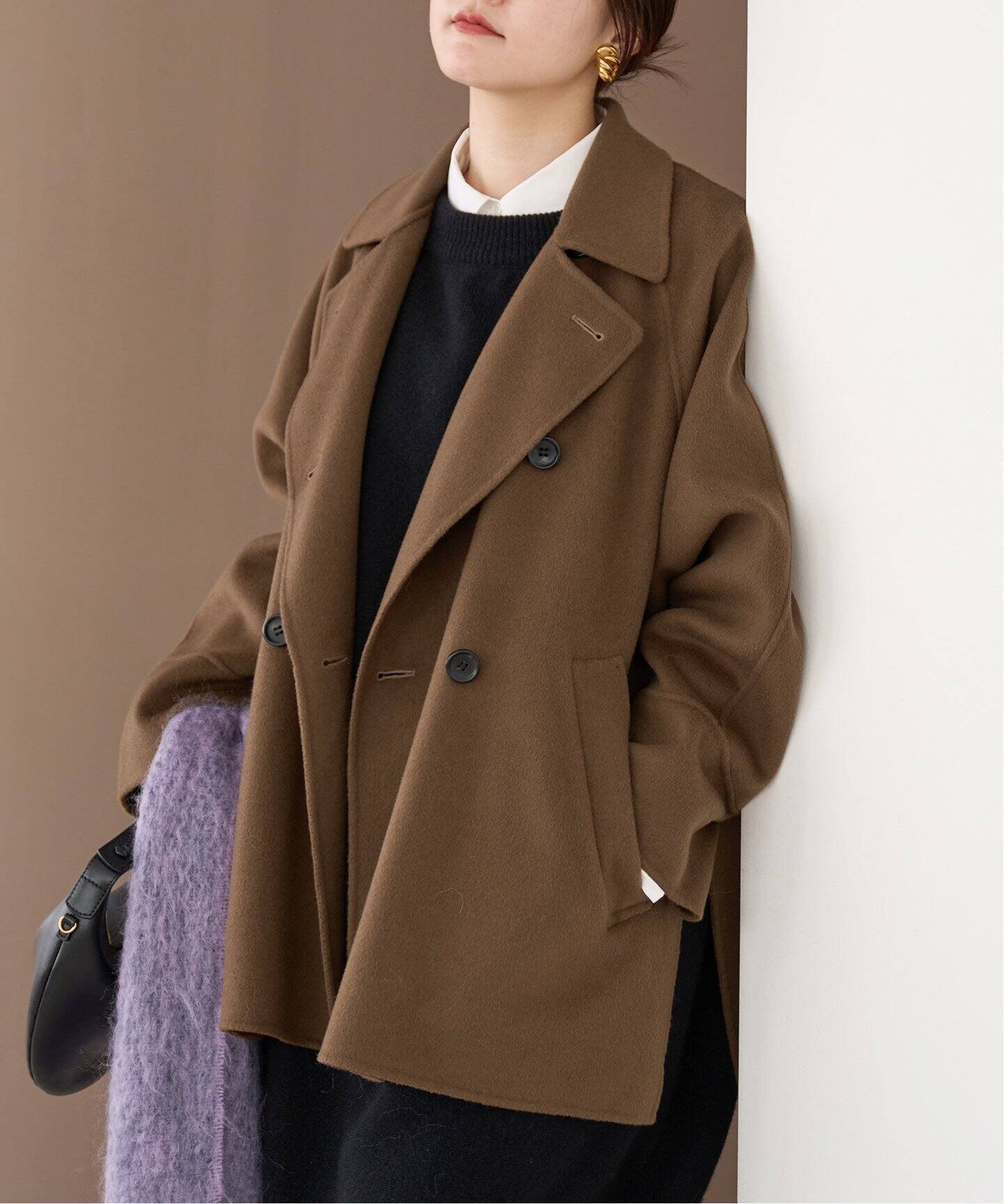 IENA｜《追加2》スーパー160ダブルフェイス ショートコート | Rakuten