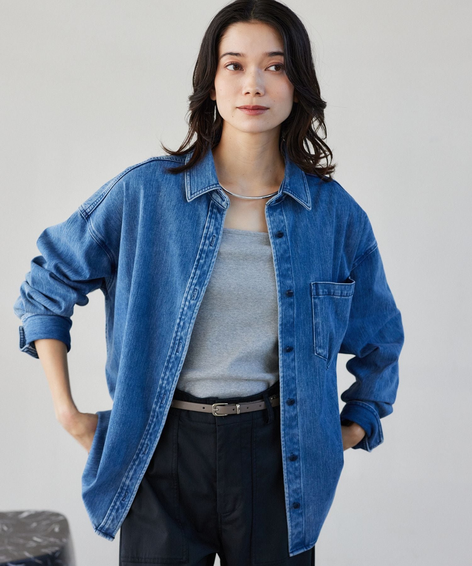 BARNYARDSTORM｜カットデニムシャツジャケット | Rakuten Fashion(楽天