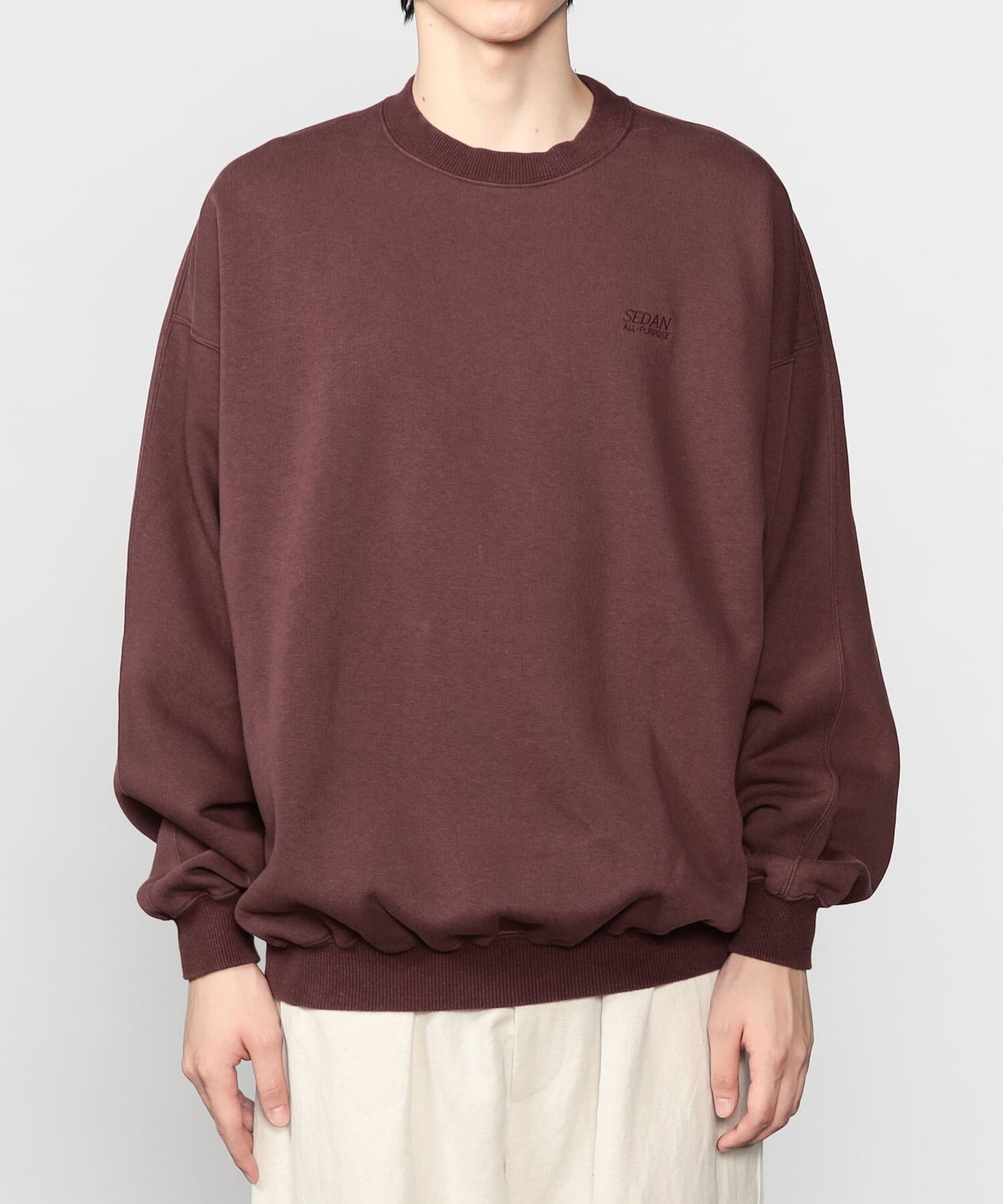Bshop｜SEDAN ALL-PURPOSE | スプリットラグランスリーブ スウェット