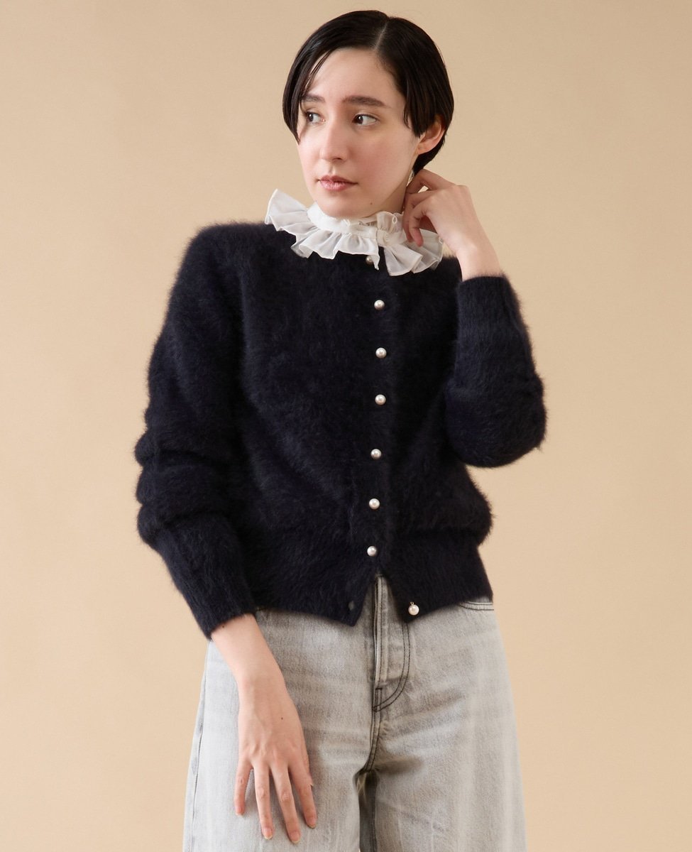 martinique｜FOXカシミヤパールカーディガン(一部WEB限定カラー