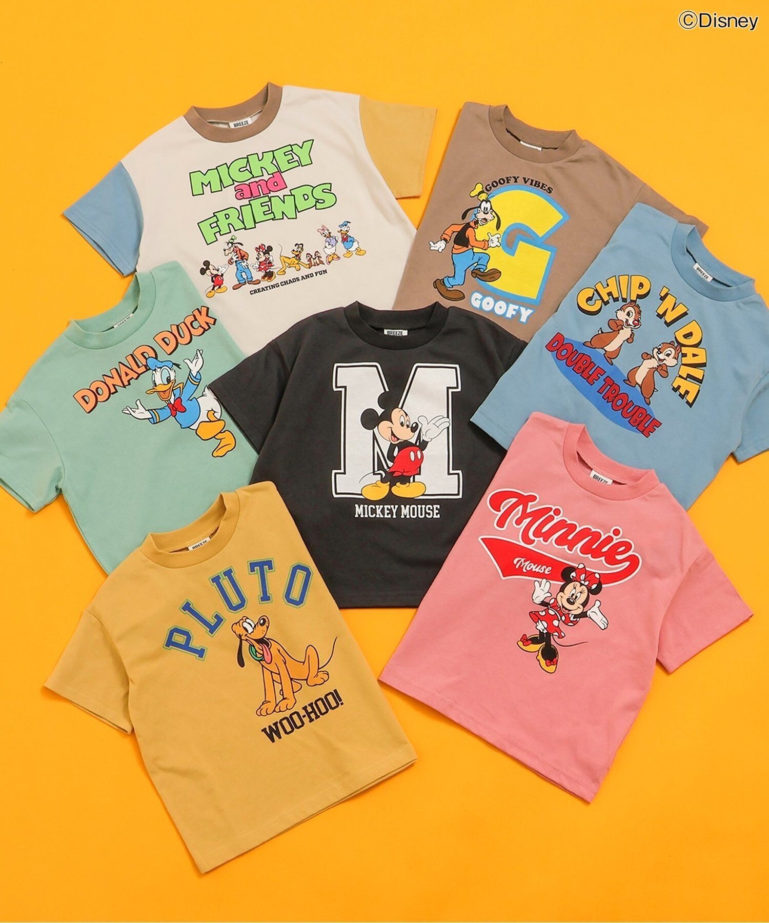 F.O.Online Store｜WEB限定 【ディズニー】ミッキー&フレンズ/Tシャツ