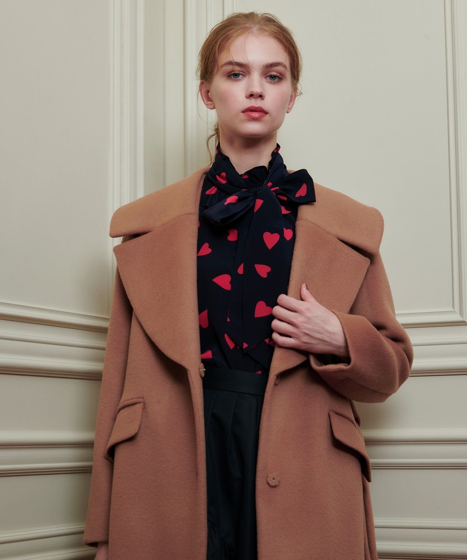 allureville｜WEB限定【LOULOU WILLOUGHBY】デシンハートプリント