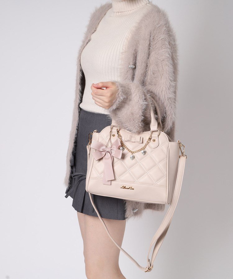 ESPERANZA｜Wキルトチャーム付2WAYボストン | Rakuten Fashion(楽天