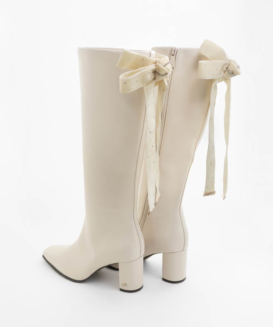 RANDA｜【Holiday Collection】晴雨兼用 2WAYビジューベロアリボン