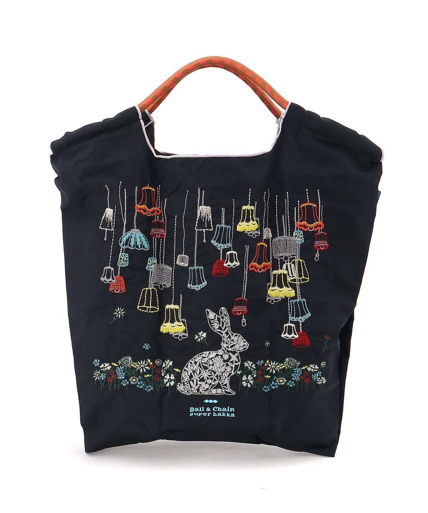 SUPER HAKKA｜SUPER HAKKA×Ball&Chain ランプとうさぎ刺繍トートバッグ