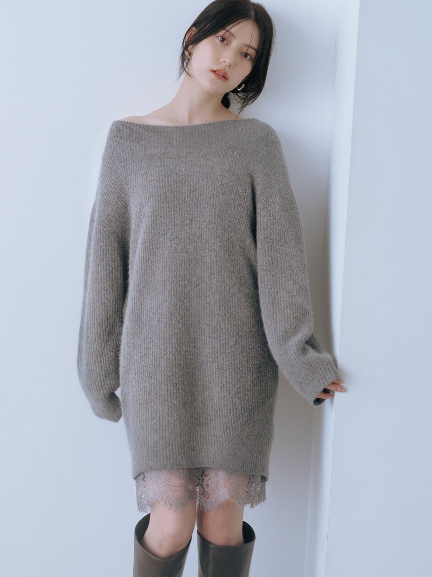 SNIDEL｜ニットセットキャミミニワンピース | Rakuten Fashion(楽天